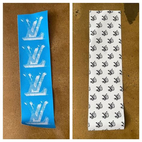 louis vuitton skateboard griptape|louis vuitton ice blue tape.